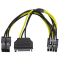 アイネックス PCI Express用電源変換ケーブル 15cm PX-012A
