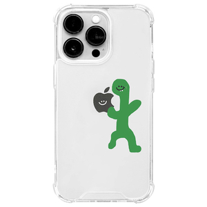 168cm iPhone 14 Pro用ハイブリッドクリアケース Olly with リンゴ 16823848I14P-イメージ1
