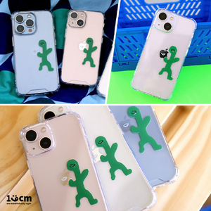 168cm iPhone 14 Pro用ハイブリッドクリアケース Olly with リンゴ 16823848I14P-イメージ6