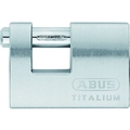 ＡＢＵＳ カンヌキ式シリンダー南京錠 TITALIUM 98TI／70 FC185EZ-2013513