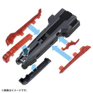 タカラトミー BEYBLADE X BX-41 ラバーカスタムグリップ ガンメタVer． BX41ﾗﾊﾞ-ｶｽﾀﾑｸﾞﾘﾂﾌﾟｶﾞﾝﾀﾒ-イメージ2