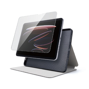 エレコム 11インチiPad Air(M4/M3/M2)用 スターターキット ガラスフィルム 衝撃吸収ケース ブラック TB-A26MSASTBK-イメージ1