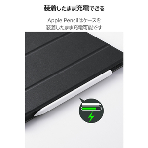 エレコム 11インチiPad Air(M4/M3/M2)用 スターターキット ガラスフィルム 衝撃吸収ケース ブラック TB-A26MSASTBK-イメージ7