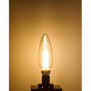 エルパ LED電球 E12口金 全光束550lm(3．8W普通電球サイズ)電球色相当 LDC4CL-G-E12-F302-イメージ4