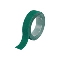 トラスコ中山 TRUSCO　マジックバンド結束テープ　両面　幅20mmX長さ1．5m　緑 MKT-2015-GN