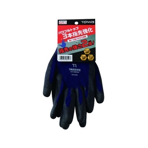 東和コーポレーション ウレタン背抜き手袋 パワフルトップ3本指先強化 LL FC327ER-1610093-イメージ6
