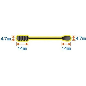 東京企画販売 日進医療器/リーダー黒綿棒 150本入 FCF235S-イメージ2