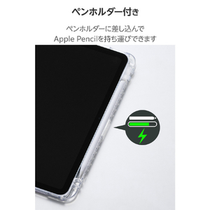 エレコム 11インチiPad Air(M4/M3/M2)用 ORIGAMIXケース 背面クリア スリープ対応 ブルーグレー TB-A26MWVORBG-イメージ6
