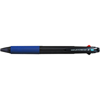 三菱鉛筆 ジェットストリーム3色 0.5透明ネイビー F885274-SXE340005T.9