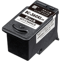 エコリカ 互換リサイクルインクカートリッジ ブラック ECI-C360XLB