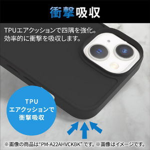 エレコム iPhone 14/13用ハイブリッドケース クリア PM-A22AHVCKCR-イメージ7