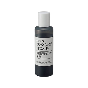 ライオン事務器 水性スタンプ台補充インキ 黒 F829173-28042-イメージ1