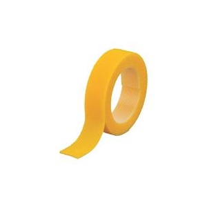 トラスコ中山 TRUSCO　マジックバンド結束テープ　両面　幅20mmX長さ1．5m　黄 MKT-2015-Y-イメージ1