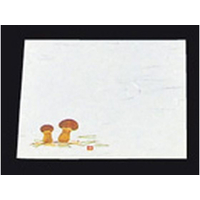 ヤマコー 雲流敷紙 4寸 100枚 まつたけ(64423) 9月～10月 FC348LK-3807500