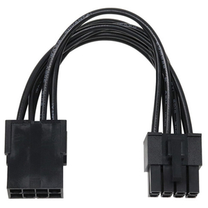 アイネックス EPS12V用電源延長ケーブル 10cm ブラック PX-013A-イメージ1