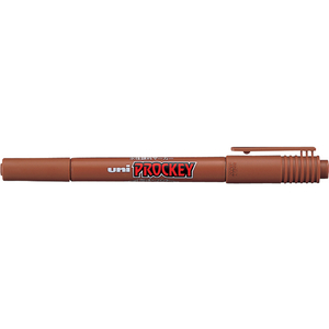 三菱鉛筆 プロッキー 極細 茶 F829525-PM120T.21-イメージ1