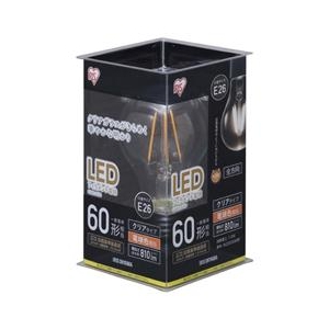 アイリスオーヤマ LED電球 E26口金 全光束810lm(7．0W一般電球タイプ) 電球色相当 1個入り LDA7L-G-FC-イメージ1