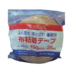 SLIONTEC/布粘着テープ100mm 331000-DB-00-100X25 FC803VM-1366340-イメージ1