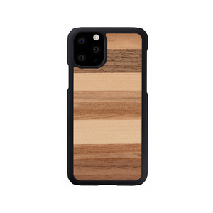 Man & Wood iPhone 11 Pro Max用天然木ケース Sabbia I16850I65R-イメージ1