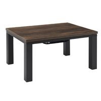 ユアサプライムス リビングコタツ(80×60cm) ミディアムブラック YLW860DMBK
