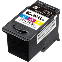 エコリカ 互換リサイクルインクカートリッジ シアン、マゼンタ、イエロー ECI-C361XLC