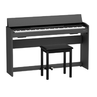 ローランド 電子ピアノ 【固定椅子付き】 Fシリーズ ブラック F107-BK