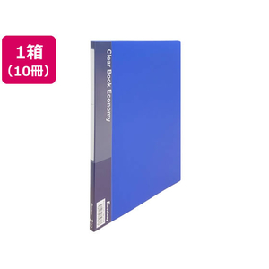 Forestway クリヤーブック エコノミー A4 10ポケット 青 10冊 FC970NT-FRW-210374-イメージ1