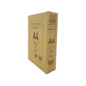 Forestway クリヤーブック エコノミー A4 10ポケット 青 10冊 FC970NT-FRW-210374-イメージ4