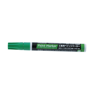 トラスコ 工業用ペイントマーカー油性中字　緑 TRUSCO　工業用ペイントマーカー（中字） TPM-GN-イメージ1