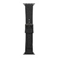 オウルテック Apple WatchバンドLV シュリンクレザー ブラック OWL-AWBLVRG03-BK