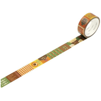 ワールドクラフト キラキラマスキングテープ Coffee break 15mm×5m FCU6158-KRMT15-083
