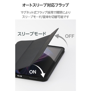 エレコム iPad(A16/第10世代)用 スターターキット ガラスフィルム 衝撃吸収ケース ブラック TB-A26RSASTBK-イメージ7