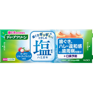 KAO ディープクリーン 薬用ハミガキ ひきしめ塩 95g FCK597C-イメージ2