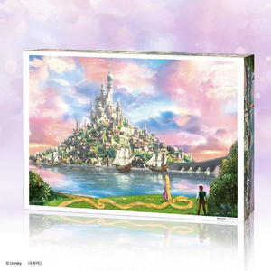 テンヨー キャンバス スタイル ジグソーパズル 1000ピース 「憧れの王国へ(ラプンツェル)」 D-1000-851 D1000851ｱｺｶﾞﾚﾉｵｳｺｸﾍ-イメージ2