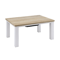 ユアサプライムス リビングコタツ(80×60cm) ライトブラウンホワイト YLW860DLBW