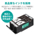 エコリカ リサイクルインクカートリッジ 2個パック ブラック ECI-C380XLB-2P-イメージ6