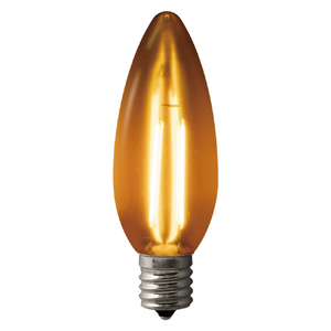 エルパ LED電球 E17口金 全光束240lm(2．1W普通電球サイズ)キャンドル色相当 LDC2CC-G-E17-F332-イメージ5