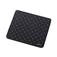 エレコム ファブリックマウスパッド(ステッチタイプ) ブラック×ホワイト MP-LMWDBK