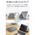 エレコム iPad(A16/第10世代)用 折り紙ケース 背面クリア スリープ対応 ブルーグレー TB-A26RWVORBG-イメージ4