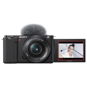 SONY デジタル一眼カメラ・パワーズームレンズキット VLOGCAM ZV-E10L ブラック ZV-E10L B-イメージ1