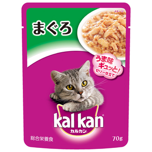 マースジャパンリミテッド カルカンパウチ まぐろ(70g) KWP1ｱｼﾞﾜｲS ﾏｸﾞﾛ 70G-イメージ1