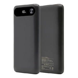 ラスタバナナ PD20W対応 TYPE-C1ポート/USB2ポート 3C認証モバイルバッテリー 10000MAH チャコールグレー R3CLI100C20W05CGRY-イメージ1