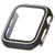 エレコム Apple Watch SE (第2世代)/SE/Series 6/5/4(40mm)用フルカバーケース &me/プレミアムガラス/高透明/ゴールドライン チャコールグレー AW-23EFCGJGY-イメージ1