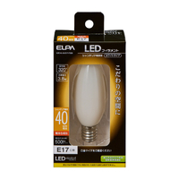 エルパ LED電球 E17口金 全光束500lm(3．8W普通電球サイズ)電球色相当 LDC4L-G-E17-F333