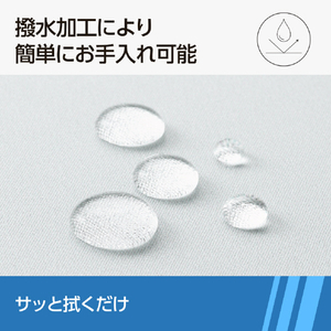 エレコム ファブリックマウスパッド(ステッチタイプ) グレー MP-LMWGY-イメージ5