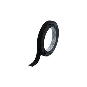トラスコ中山 TRUSCO　マジックバンド結束テープ　両面　幅10mmX長さ1．5m　黒 MKT-1015-BK-イメージ1