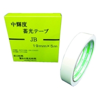 日東エルマテリアル 中輝度蓄光テープ JIS-JB級 0.25mm×19mm×5m 緑 グリーン1950.25 FC783GU-1145974