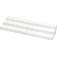 タカ印 スライド式ひな段 ホワイト FCE100Z-32-4560