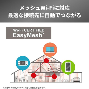 バッファロー 無線LAN親機11ax/ac/n/a/g/b 4803+860Mbps ブラック WXR5700AX7P-イメージ4