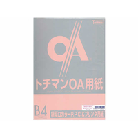 SAKAEテクニカルペーパー 極厚口カラーPPC B4 ピンク 50枚 F361401-LPP-B4-P